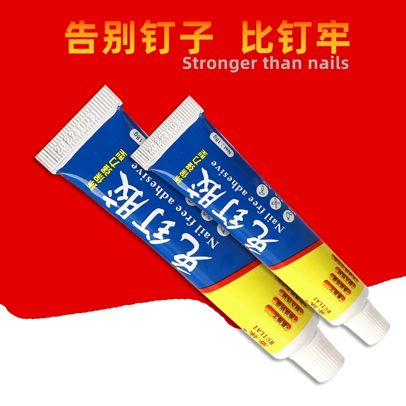 Руиба ногтей-свободный резиновый клей прочность полки керамическая плитка отверстие-свободный структурный клей стекло клей, чем уплотнение ногтей жидкий гвоздь