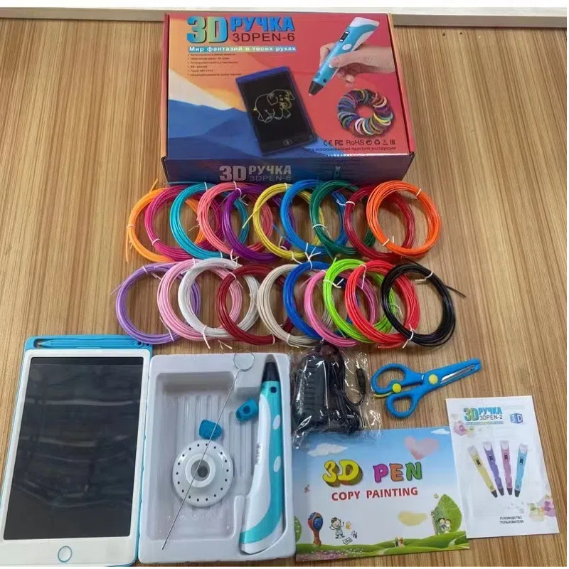 Bolígrafo 3D de impresión en frío – sexta generación en inglés y ruso, con tablero de escritura