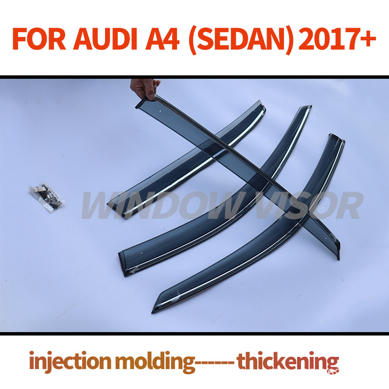 Suitable for Audi A4 Rain and Sunny Rain Board Window Rain Eyebrows Audi a4L 2017 Window visors