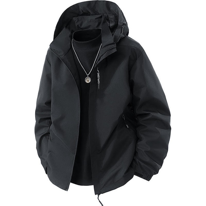 26 new models of functional jackets for men and women, trendy outdoor windproof and waterproof hooded jackets for spring and autumn, suitable for couples