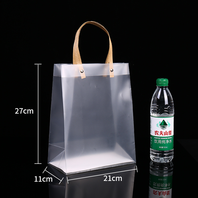 Bolsa de plástico transparente PP personalizada bolsas de regalo dulces de boda con bolsas de regalo personalizadas