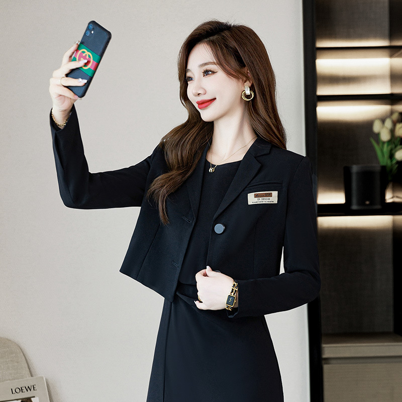 (2개) 짧은 세트 재킷 여성 영국식 자매 주름 치마 서양식 JK 유니폼 세트 한국식 대학 스타일 원피스