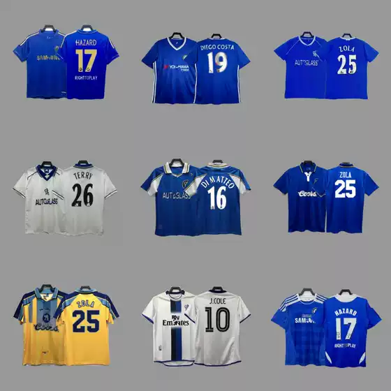 Chel X Retro Jersey Football Jersey Terry Lampa Drogba Torres Azar Fabregis Jersey
