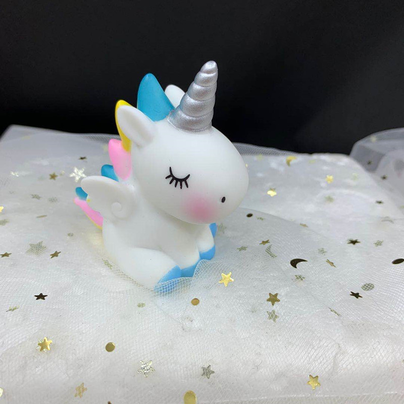 子供のファンタジーピンクの誕生日ケーキデコレーションユニコーン蝶オーナメントおとぎ話の夢レインボーベーキングプラグイン|undefined