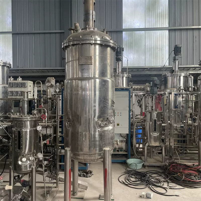 二手食品发酵罐 立式液体发酵设备 三联发酵罐