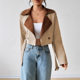 时尚休闲套装;连衣裙;女式夹克