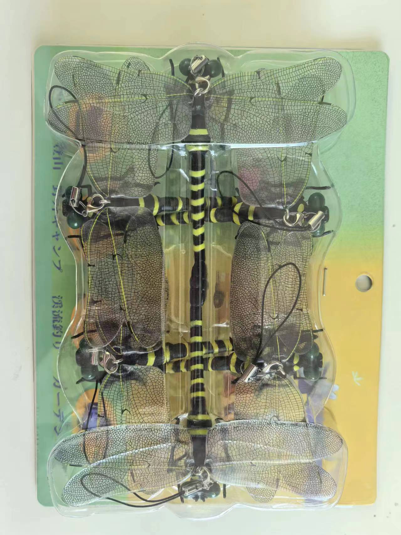 Exportado a Japón Repelente de mosquitos al aire libre simulación modelo de libélula grande artefacto repelente de mosquitos juguete transfronterizo-longitud de ala 12 cm