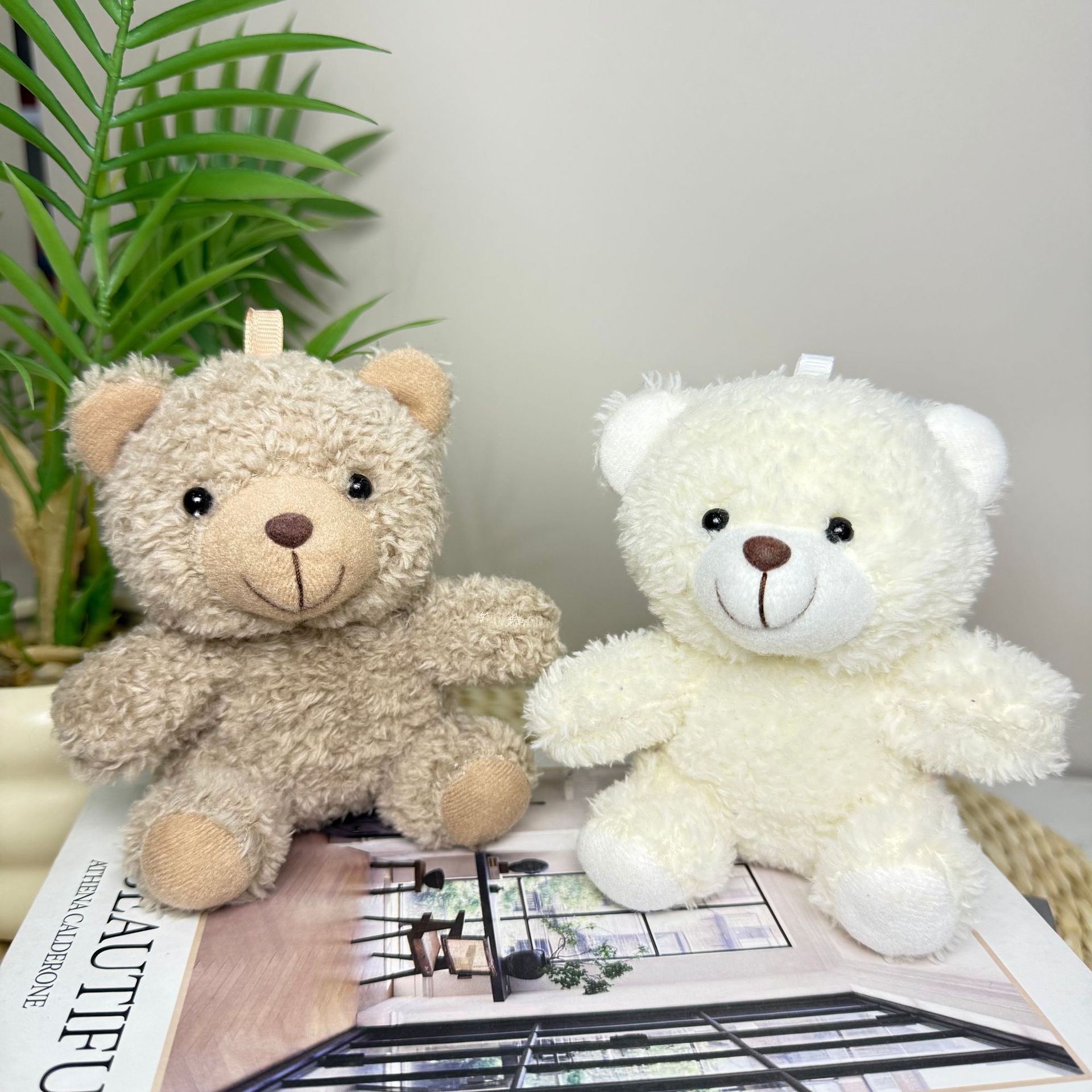 Bolsa de oso pequeño colgante muñeca de peluche muñeca uniforme camisa formal Teddy Bear regalo impresa LOGO