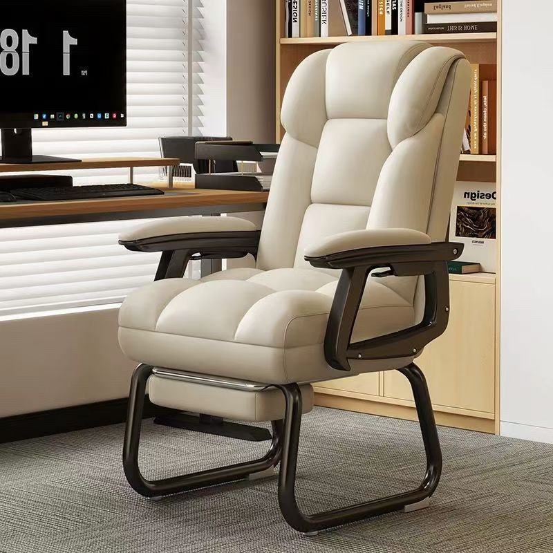 Sedentary Home Computer Chair Office Reclining Lunch Break Sofa Chair Study Bedroom Reclining Back Chair Steel No