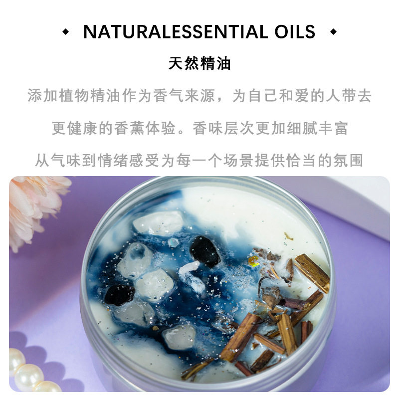 Flores secas conchas de cera de incienso hecha a mano alta sensación de dormitorio adornos incienso en vela de perfume al por mayor transfronteriza