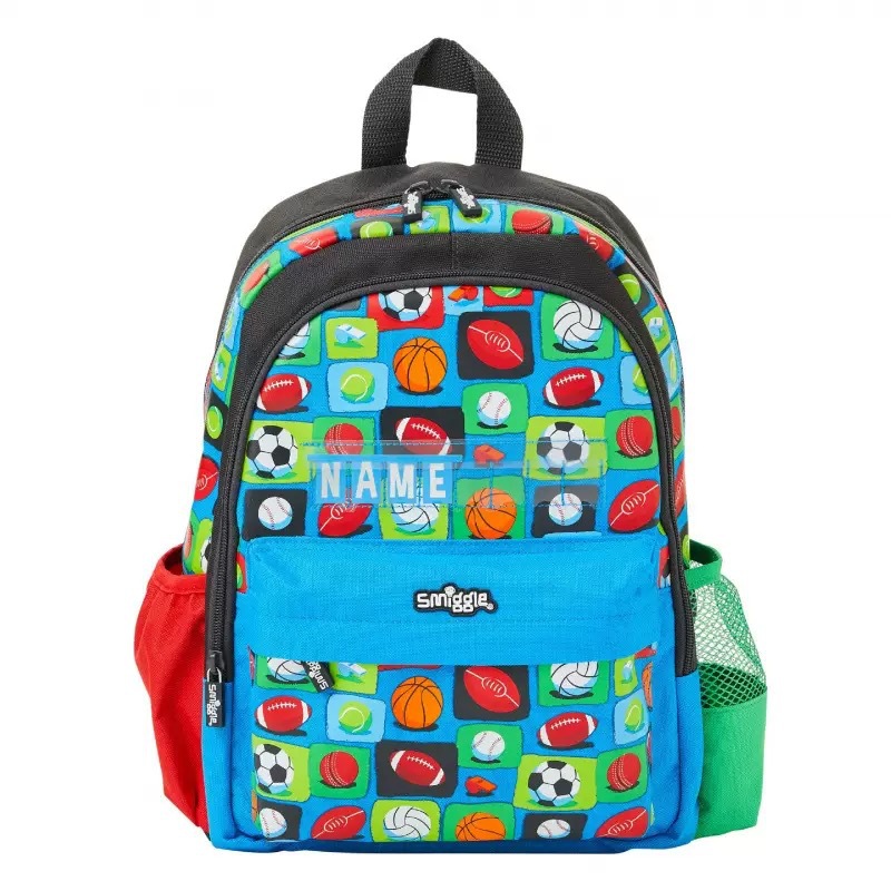 Australia Smiggle caricatura mochila de tamaño medio jardín de infantes mochila de hombro 3D con sombrero de caricatura
