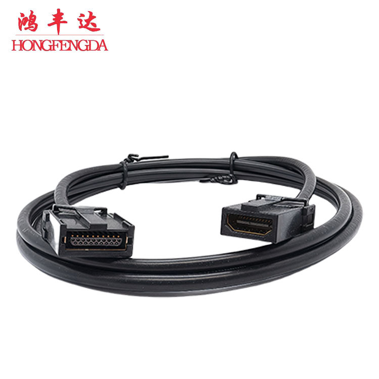 HDTV 車載オーディオおよびビデオ HDMI ケーブル 専用ケーブル HDMI E タイプ - A M/F 4K 高解像度ケーブル