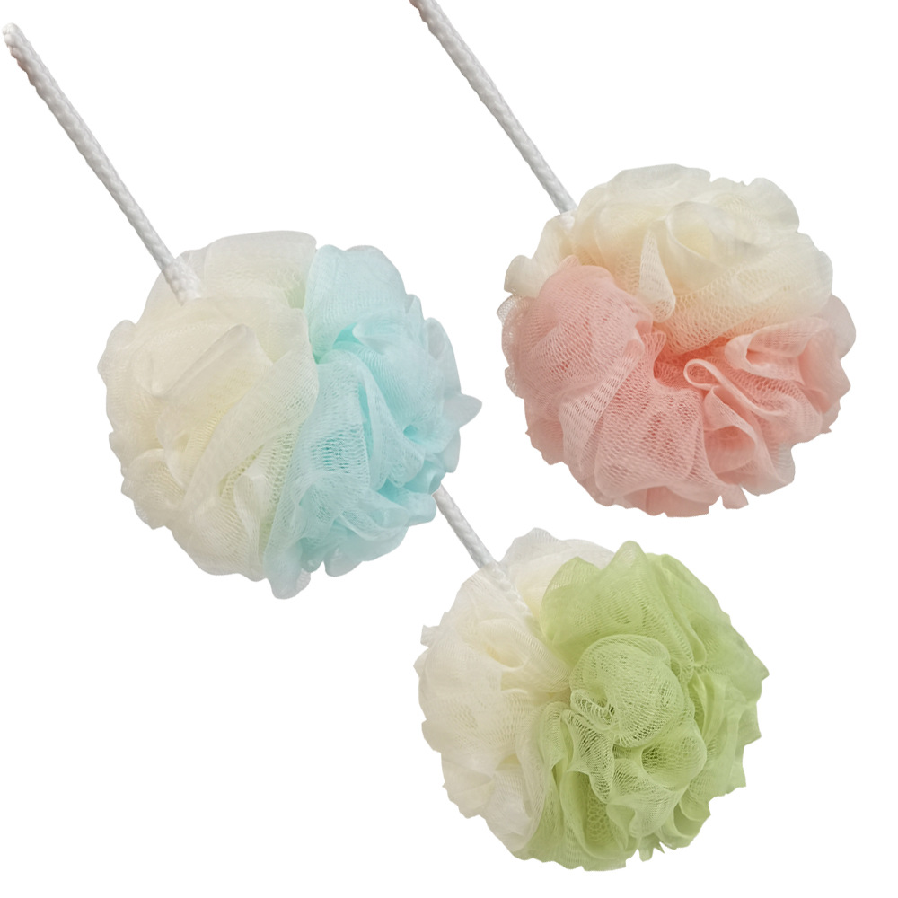 厂家批发现货柔软浴球沐浴澡巾浴条搓背搓澡起泡神器洗澡沐浴球