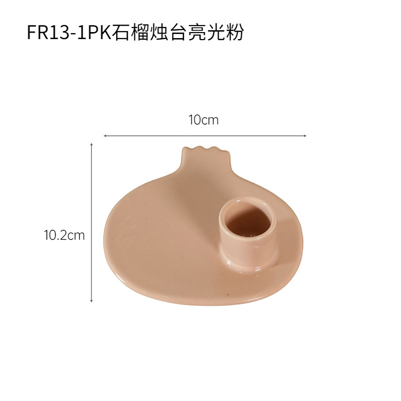 Adornos de candelabros de cerámica minimalista moderno transfronterizo, candelabros creativos para el hogar, artesanías de escritorio, adornos al por mayor