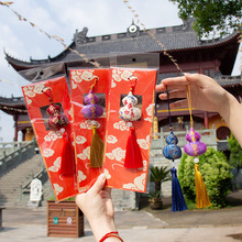 新款葫芦挂件香囊刺绣小香包随身古风香袋礼品车载福袋挂饰平安符