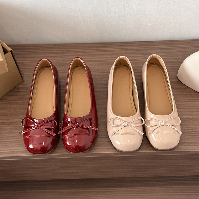 Red Internal Height-Increasing Single Shoes for Women, 2026 New Summer Style, Very Attractive Wedge Shoes, Ballet Shoes, Mary Jane Shoes, Loafers Red Internal Height-Increasing Single Shoes for Women, 2026 New Summer Style, Very Attractive Wedge Shoes, Ballet Shoes, Mary Jane Shoes, Loafers
