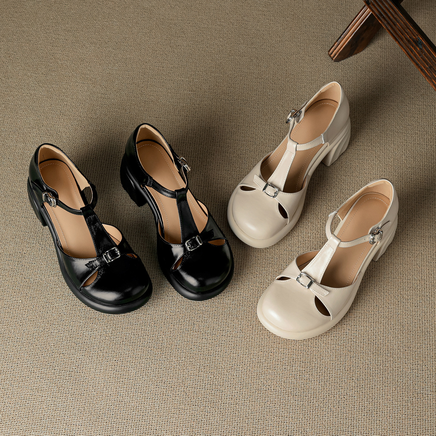 Sandal cao gót nữ mũi nhọn bít đế dày gót 6 cm phong cách đơn giản — đen chi tiết 19
