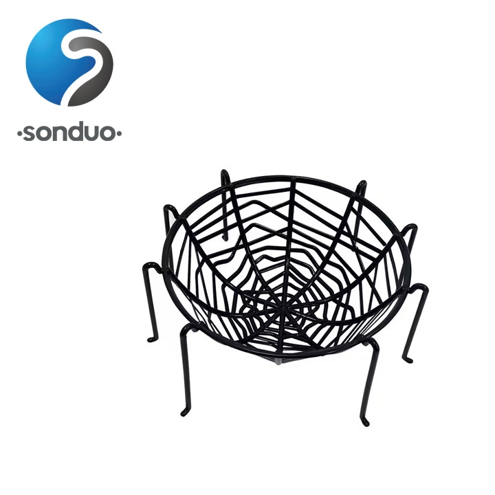 Амазонка паутина корзина с фруктами Хэллоуин паук тарелка с фруктами череп паук конфеты тарелка праздничное платье