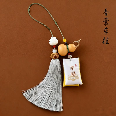 Women, Sachet Lucky Bag, Peace Rearview — Car hanging