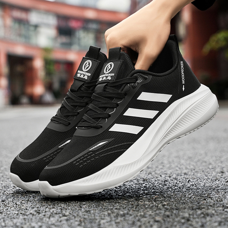 Woodpecker 2025 New Men's and Women's Mesh Soft-Soled Sports Running Shoes, Sports Shoes for Light Travel