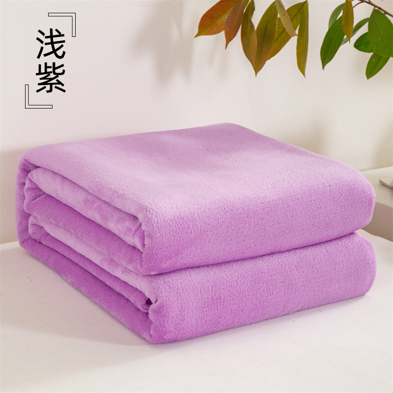 Manta de Franela de Color Sólido, Manta para Regalo de Empresa, Manta en Caja de Regalo, Beneficios para Empleados, Regalos para Celebración de Apertura de Tienda