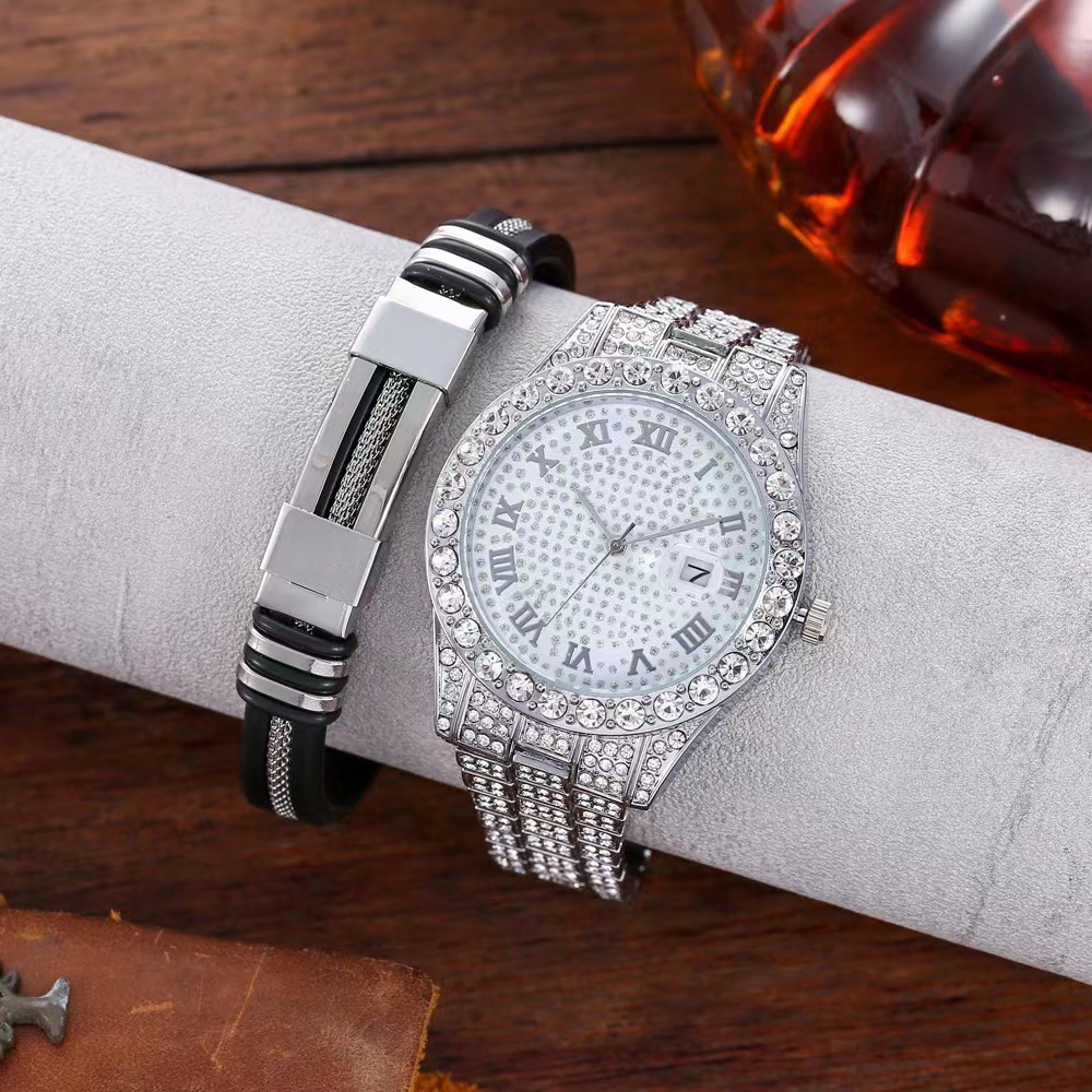 explosions fashion business style full diamond quartz watch in stock wholesale quartz watch_voghion.com