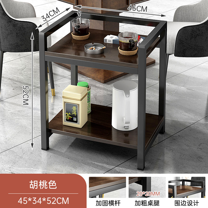Mesa de Mahjong pequeño estante de almacenamiento lateral mesa de té soporte de ajedrez y sala de cartas mesa de té especial portátil