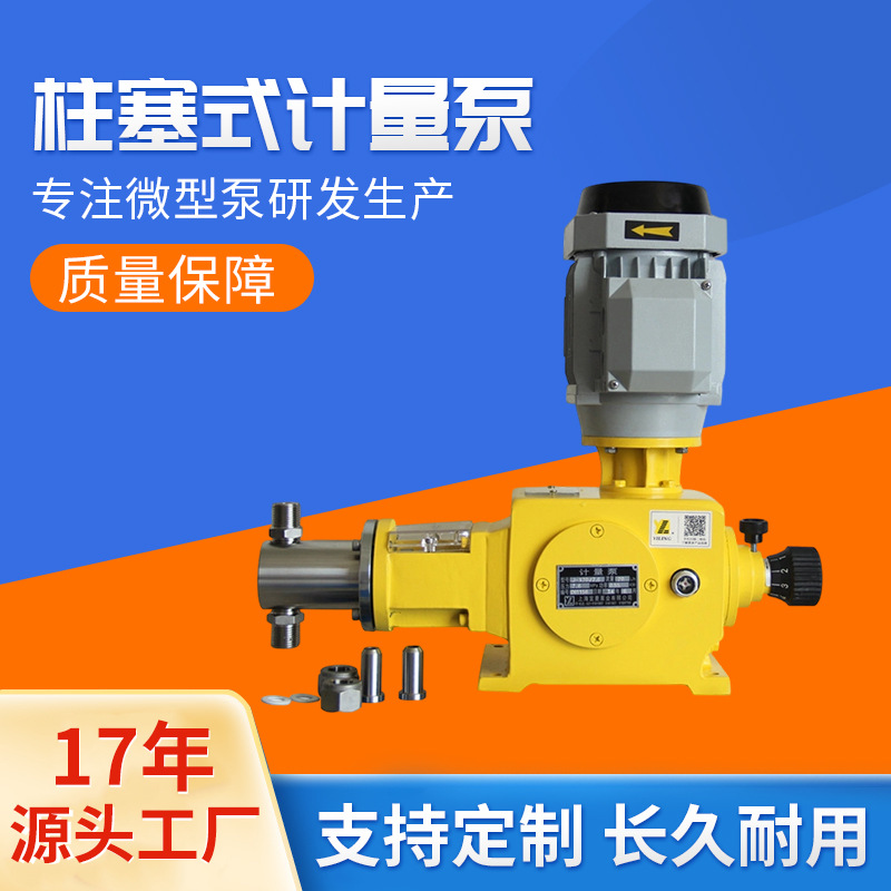 宜菱供应柱塞式计量泵 不锈钢柱塞泵 加药泵精密防爆计量泵