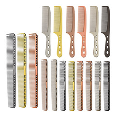 Wanmei Styling Stainless Steel Hair Comb for Salons & Barbershops | Space Aluminum Hairdressing Comb | Household Straightening Comb | Hair Styling Tool