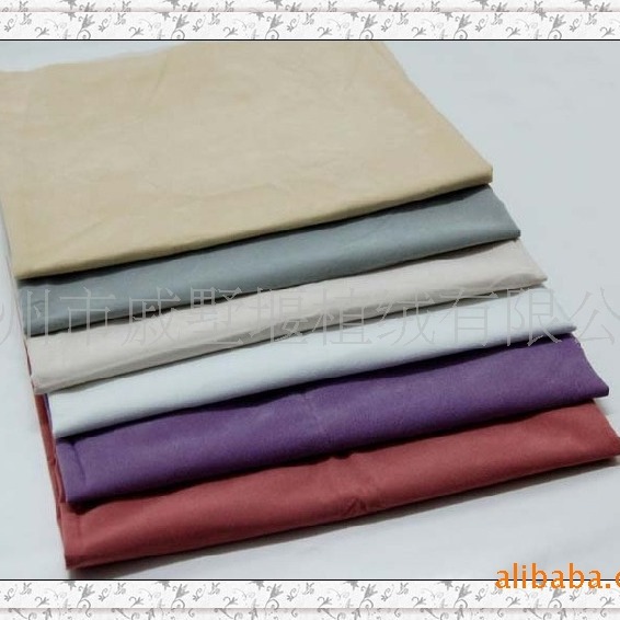 厂家供应 各色柔软化纤布植绒 化纤布植绒