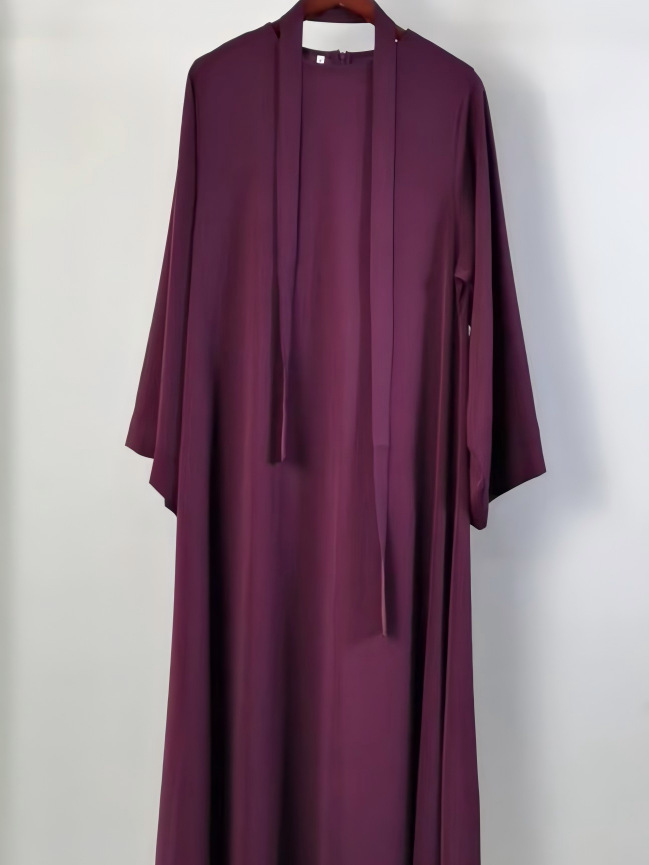 Elegant Maxi Dress for Women Long Sleeve Lightweight Chiffon Evening Gown Flattering Design Flowy Party Dress_ecoleips.com