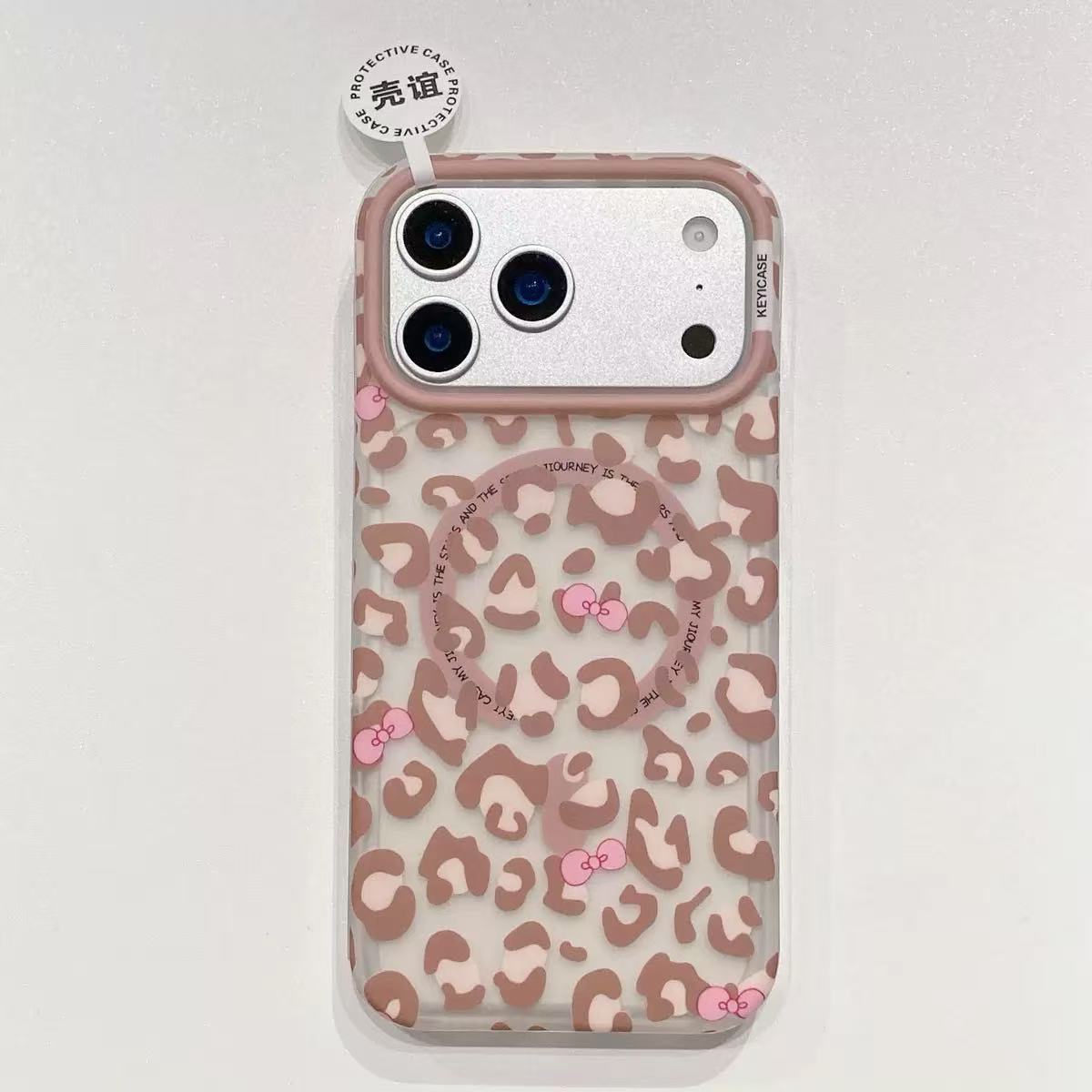 Funda para teléfono con diseño de gato KT, tacto de piel, compatible con Apple 17 Pro Max, iPhone 16, modelo popular, magnética 15P, estilo coreano 14/13