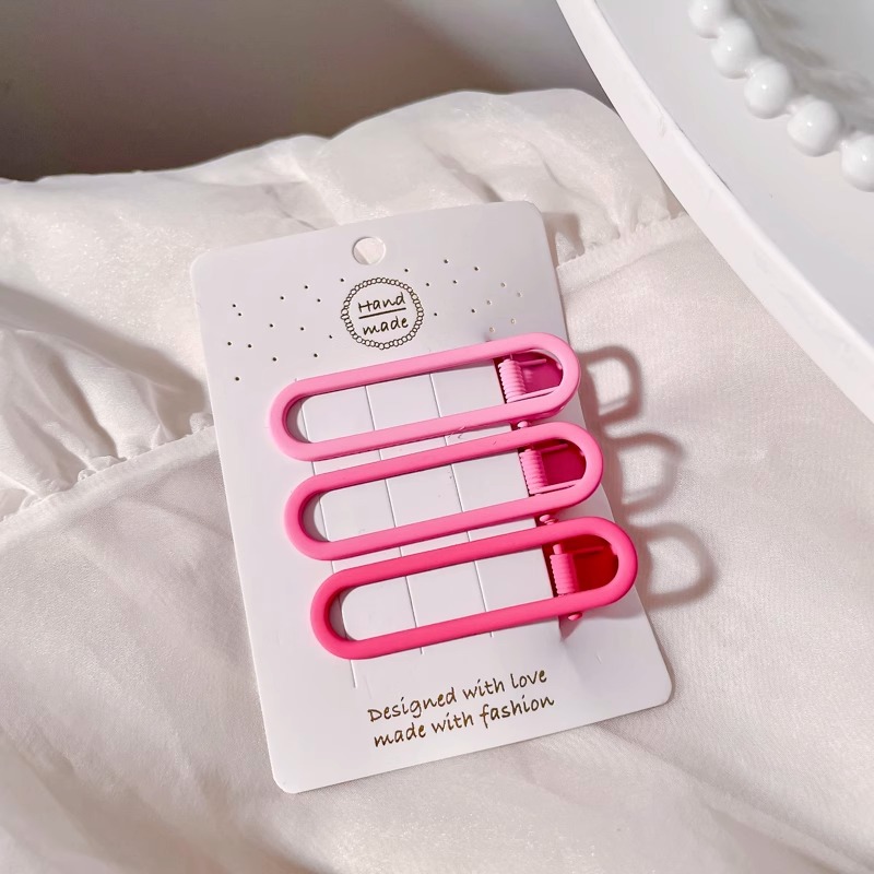 Horquilla de perlas, estilo ins, tocado coreano simple de nicho, clip de una palabra, clip lateral de flequillo simple, tocado