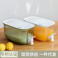 冷蔵庫冷水ケトル蛇口付き家庭用ジュース冷たいドリンクバケツレモンフルーツティードリンクバケツ冷水ケトル大容量