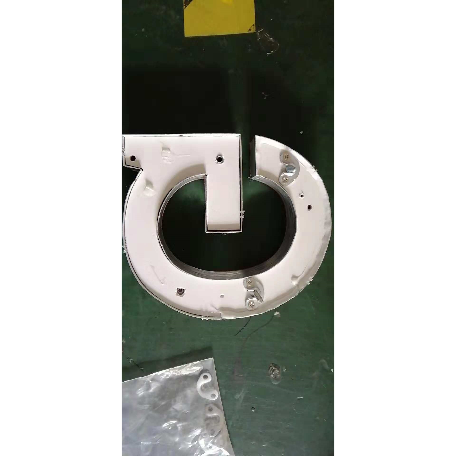 Advertising letter installation hanger luminous sign installation accessories hardware hanging piece advertising letter hidden mount 500 pieces price