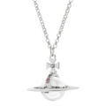 Silver saturn necklace xl0042