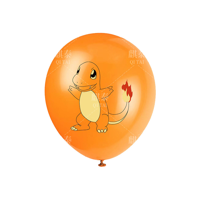 Pikachu Theme Balloon Set Birthday Party Decoration Balloon Pokémon 12 Inch Latex Pokémon Balloon