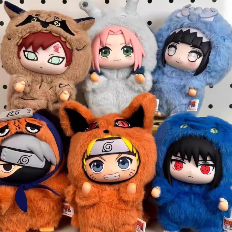 Naruto Shippuden Cute Beast Party Series Blind Box Trendy Toy Figures Plush Dolls Ornaments Wholesale