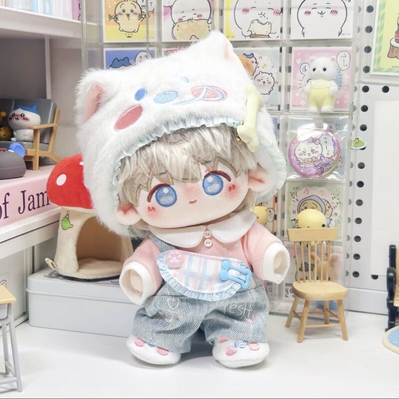 10cm Cotton Doll Clothes, Samoyed Style Jumpsuit, Cute Puppy Doll Clothes, in Stock, No Attributes 10cm Cotton Doll Clothes, Samoyed Style Jumpsuit, Cute Puppy Doll Clothes, in Stock, No Attributes