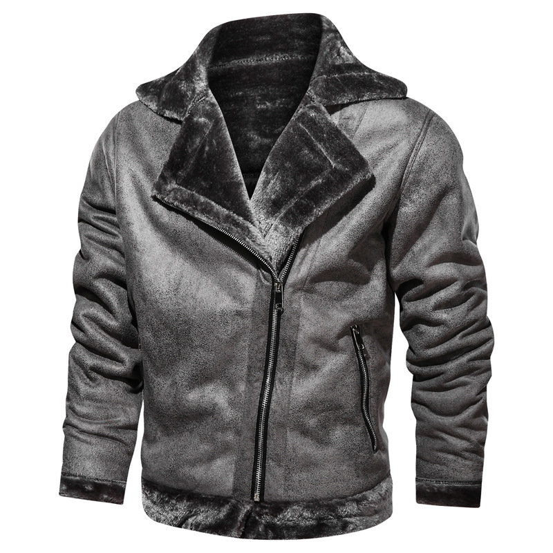 Men's Cotton Jacket Regular Fit With Pockets In Brown_voghion.com