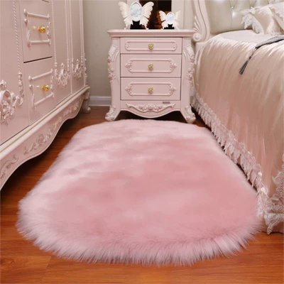 Car Carpet Full-Cover Commercial Splicing Same Style - pink-6090cm-oval