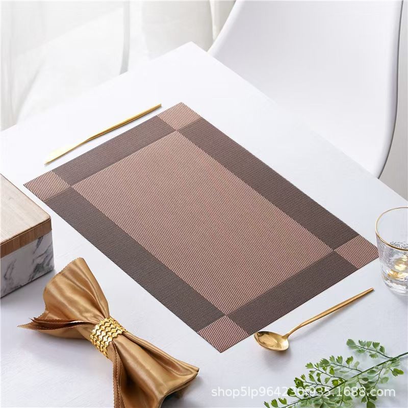 almohadilla de comedor almohadilla de aislamiento térmico almohadilla de mesa a prueba de quemaduras almohadilla de platos impermeable a prueba de aceite sin lavado estilo chino precio al por mayor espeso estilo nórdico