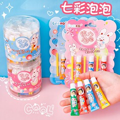 漫画のカラフルなバブルガム子供の学校シーズンバブルガムギフトノスタルジックな子供時代の学生バブルガムギフト