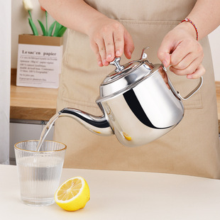 Stainless Steel Teapot Teapot with Filter Restaurant Hotel Hotel Commercial Health Pot Electromagnetic Rate Gas Water Kettle