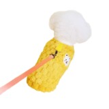 Одежда для домашних животных Pet Pet Four -Legned Pufpy Pet Dog одежда осень и зимняя новая 23 -кратная черепаха -корзина -вельхатная куртка