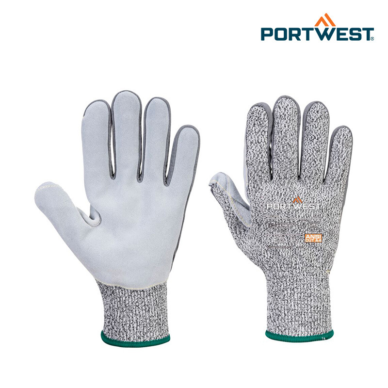 Portwest手套劳保耐磨工作防滑透气浸胶加厚防护男防切割A630