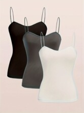J 36558 Satin Camisole with Built-in Bra Satin��������
