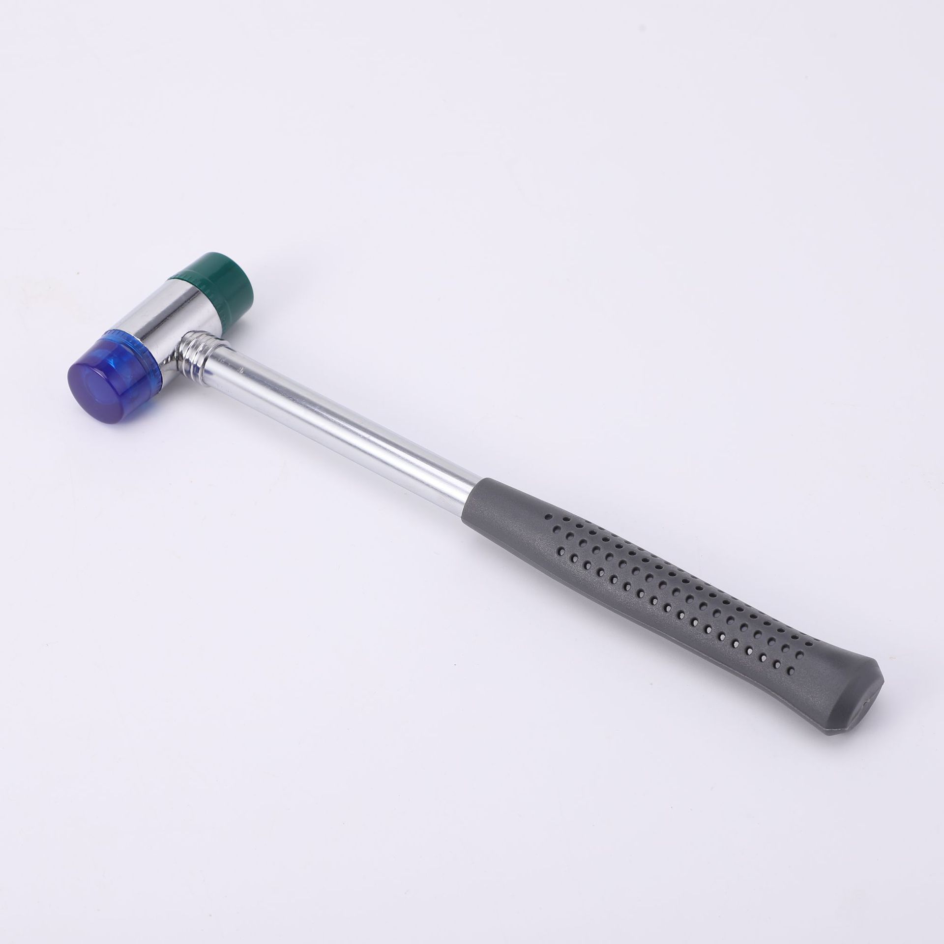 简色橡胶锤双色双面可拆卸锤头橡胶锤安装装修多功能实用锤子批发