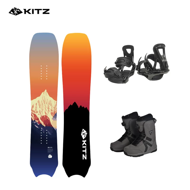 KITZ лыжная доска для взрослых, для мужчин и женщин, профессиональное лыжное снаряжение для тренировки