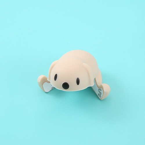 Self-adhesive cute table corner protective cover Cartoon puppy silicone anti-collision corner Children's anti-bump and anti-collision table corner sticker